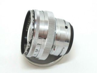 [EX,  ] Carl Zeiss Sonnar 50mm f1.  5 made in Germany VTG lens from JP 6