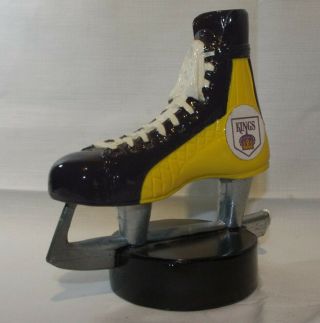 Vintage Scott Products Inc Nhl Hockey Skate Black Gold Los Angeles Kings