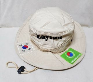 Vintage Rok Army Iraq Zaytun Div.  Boonie Hat,  Patch Korea Military Insignia Gear