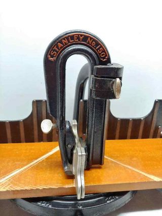 Vintage Stanley No 150 Cast Iron Miter Box Tool No Saw Shapleigh 3