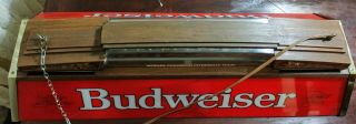 Vintage Budweiser Red Hanging Pool Table Light World ' s Champion Clydesdale A, 5