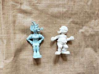 Vintage Marx King Features Mammy Pappy Yokum 60mm Figure Set