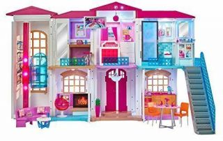 Barbie Doll Hello Smart Dreamhouse With Wifi Voice Activated Mattel -