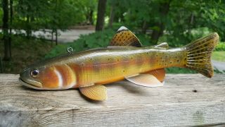 Deluxe Golden Trout Fish Decoy By John Laska - Spearing Lure