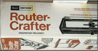 Vintage Sears Craftsman Router Crafter, .  Pristine