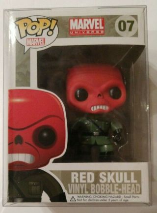 Funko Pop Marvel Red Skull 07 Vaulted/retired And Very Rare