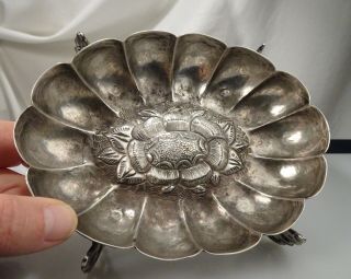 Vintage Maciel Mexican Sterling Silver Hand Hammered Bowl 200g Scrap Or Not