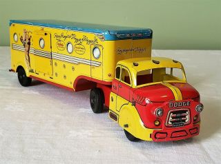 Early Marx Toys Dodge Cab Roy Rogers & Trigger Tt Truck 40 