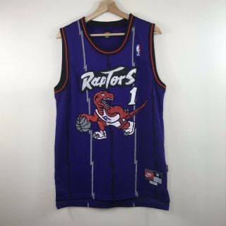 Vintage Toronto Raptors Tracy Mcgrady Jersey By Nike Embroidered Size M