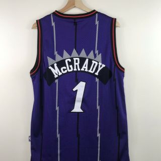 Vintage Toronto Raptors Tracy McGrady Jersey by Nike Embroidered Size M 4