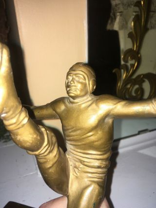 1939 IOWA Hawkeyes IRONMEN football NILE KINNICK bronze statue VERY RARE 5