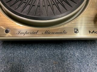 VINTAGE MAGNAVOX IMPERIAL MICROMATIC STEREO RECORD CHANGER 2
