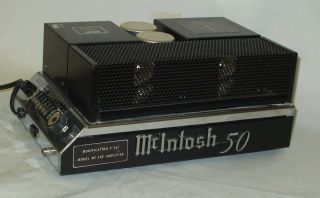 Vintage Mcintosh Mc50 Mono 50watt Amplifiers