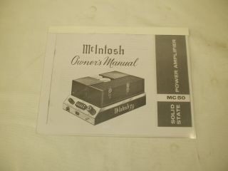 Vintage McIntosh MC50 Mono 50Watt Amplifiers 7
