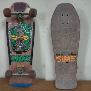 Sims Eric Nash Bandito 1987 Vintage Skateboard Deck Independent Gordon & Smith