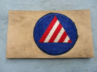 Wwii Us Civil Defense Armband Air Raid Warden Home Front Ww2
