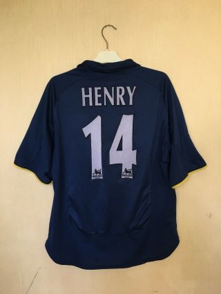 Fc Arsenal 2000\2002 Football Jersey Maillot Soccer Shirt Vintage 14 Henry