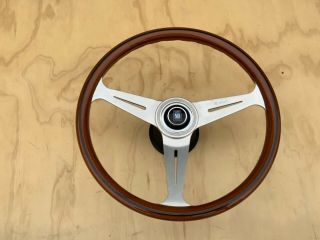 Vintage Mahogany Nardi Steering Wheel Mercedes Benz Sec 280sl 450sl W126 W116