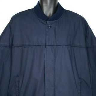 Gale Sobel Derby Jacket Vintage 80s Work Wear Bomber Hip Hop Blue Big Size 2xl
