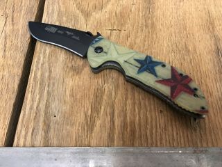 RARE Emerson ' We The People ' Patriotic Commander Folding Knife 3 of just 12 7