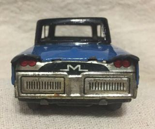 Vintage 1957 Mercury Station Wagon Tin Friction Toy Car Made In Japan