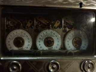 Vintage Old Yale & Towne Bank Safe Vault Time Lock Clock,  Clocks Work 3