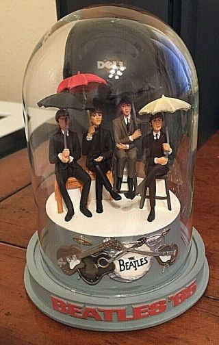 Vintage Franklin " Beatles 65 " Limited Edition Dome Music Box Estate Find