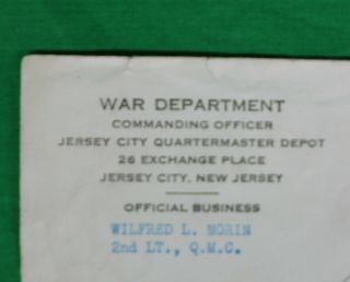 1942 War Department Conscientious Objector Letter FBI 2