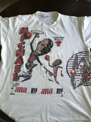 Vtg Salem Michael Jordan Chicago Bulls T Shirt 80s 90s Bulls Xl
