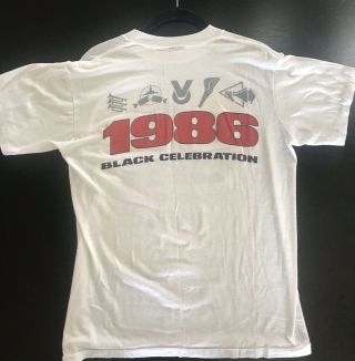 VINTAGE Depeche Mode Black Celebration 86 Tour T - Shirt 2
