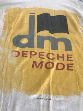 VINTAGE Depeche Mode Black Celebration 86 Tour T - Shirt 3