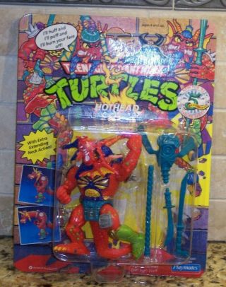 Vintage Teenage Mutant Ninja Turtles Tmnt Hothead Action Figure Playmates 1992