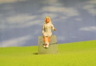 Vintage Lead Barclay Toy - Woman - Female Sitting - 100 - 26