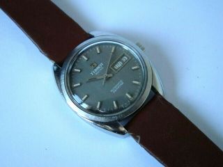 SWISS Vintage TISSOT Seastar men ' s watch,  AUTOMATIC Cal 794 All SS 60s. 2
