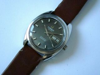 SWISS Vintage TISSOT Seastar men ' s watch,  AUTOMATIC Cal 794 All SS 60s. 3