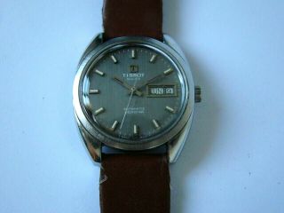 SWISS Vintage TISSOT Seastar men ' s watch,  AUTOMATIC Cal 794 All SS 60s. 4