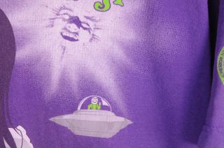 Vintage 90s Alien Workshop X Dinosaur Jr USA Made T Shirt Size L 4