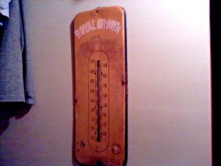Vintage Royal Crown Soda Wall Thermometer