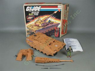 100 Complete Vintage 1985 Gi Joe Mauler Mbt Manned Battle Tank Heavy Metal Nr