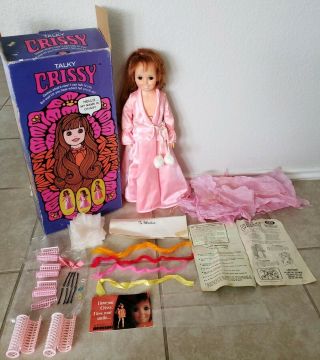 Vintage Ideal Talky Crissy Doll & Accessories