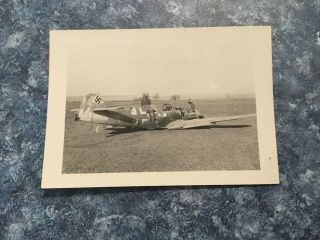 Wwii Ww2 100 Period German Me 109 Fighter Wartime Photo