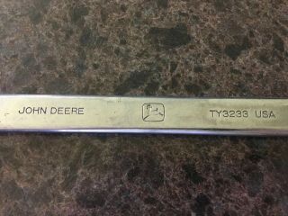Vintage John Deere 1 Inch Combination Wrench TY3233 Great Shape Made in USA 2