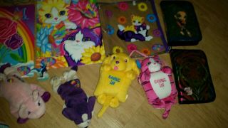 huge vintage rare lisa frank 90s cute plush figures stickers stationary agendas 3