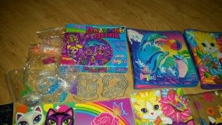 huge vintage rare lisa frank 90s cute plush figures stickers stationary agendas 5