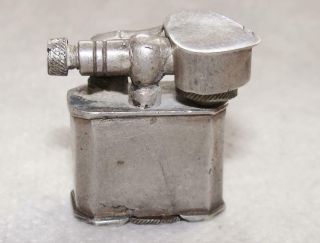Vintage Silver Mini Lift Arm Cigarette Lighter