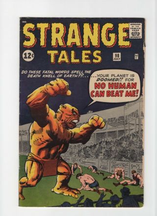 Strange Tales 98 Fn 6.  0 Vintage Marvel Atlas Comic Pre - Hero Horror Silver 10c
