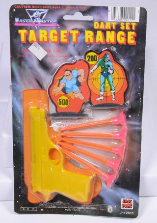 Vintage Toy Salesman Sample Crime Stoppers Suction Cup Dart Gun Jak Pak 1986