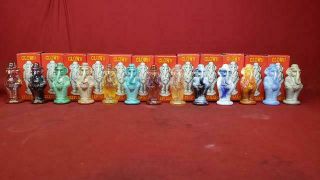 Summit Art Glass Clown Elephant Vintage Set Of Glass Elephants 13pc (ss1052902)