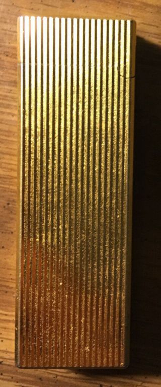 Vintage Gold Tiffany & Co.  Cigarette Lighter,  Made in Japan 4