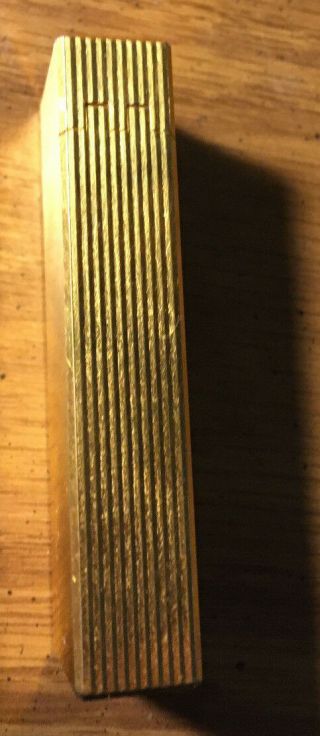 Vintage Gold Tiffany & Co.  Cigarette Lighter,  Made in Japan 5
